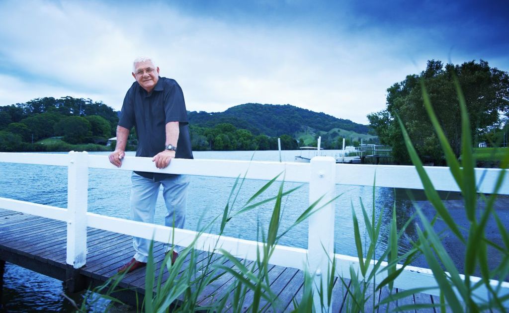 The photograph of Chris Chrisostomos that will be on the front of the White Pages.